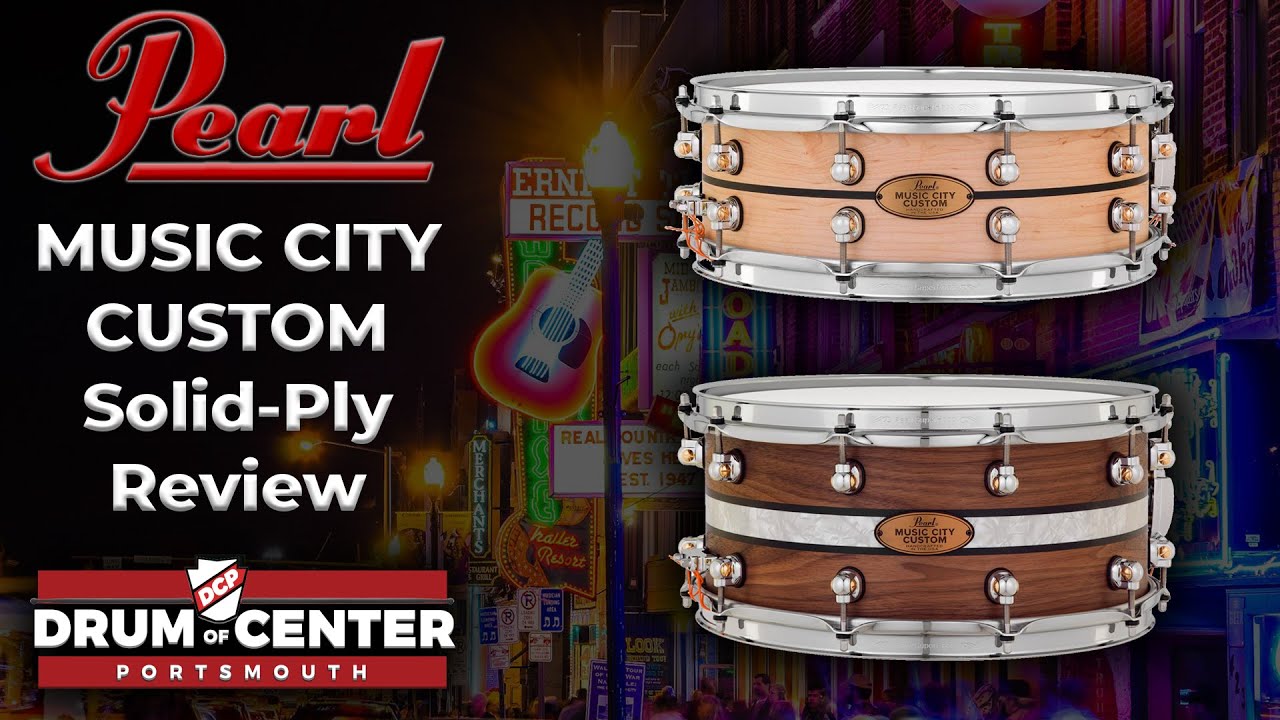 Pearl Music City Custom Solid Snare Drums Review