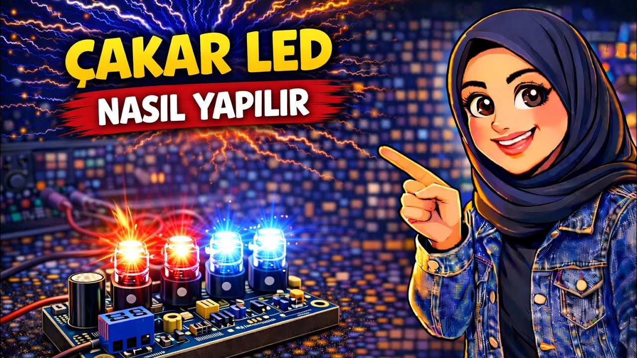 Çakar led devresi nasıl yapılır 