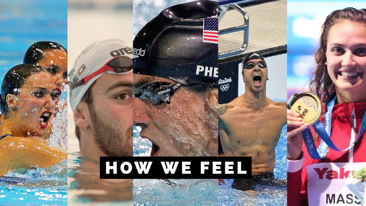 Feel your way through the water. Don't fight it. Swimming motivation