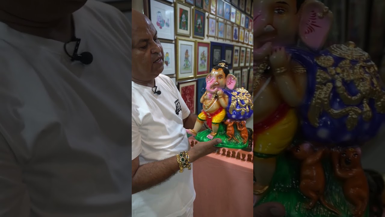 Ganapati Rajesh's Ganesha Collection Extravaganza: Ep8 - Gold, Cotton, Rice,  & Beyond