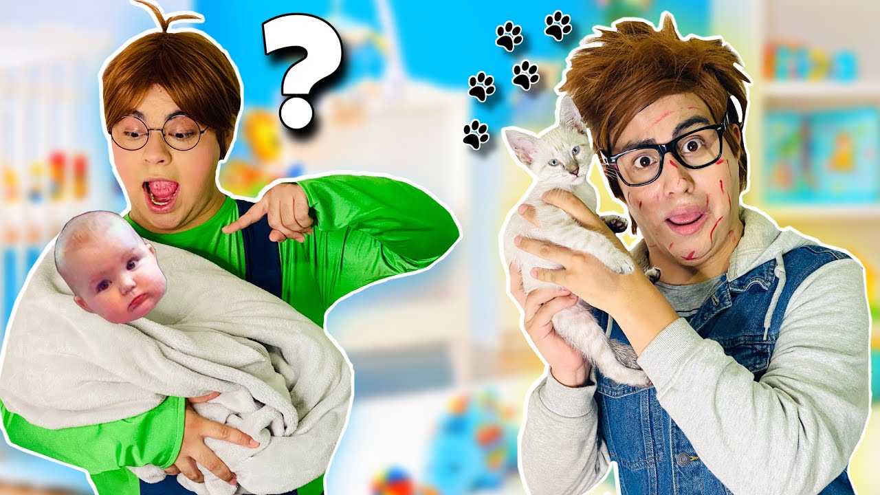 ¿Meme esconde a Un Bebé? / El Compañero se encuentra un Gatito
