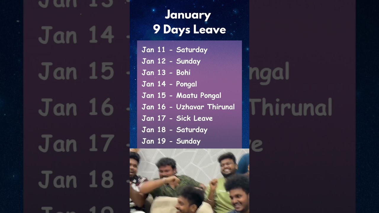 Plan Your Pongal Holidays  #2025 #holiday
