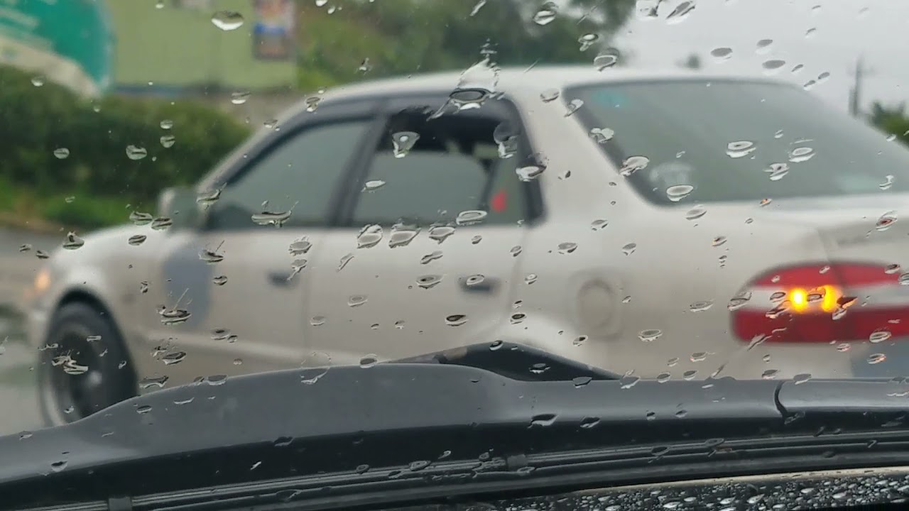 Driving from Christiana To Wait - A-bit And Warsop in the Heavy Rains of Elsa