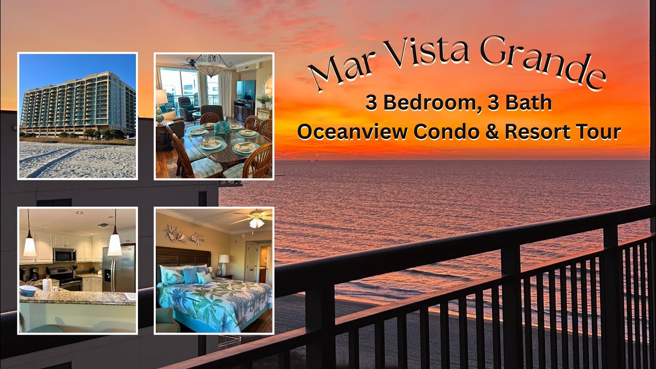 Mar Vista Grande: Unit 1002 - 3 Bedroom, 3 Bath Oceanview Condo & Resort Tour (North Myrtle Beach)