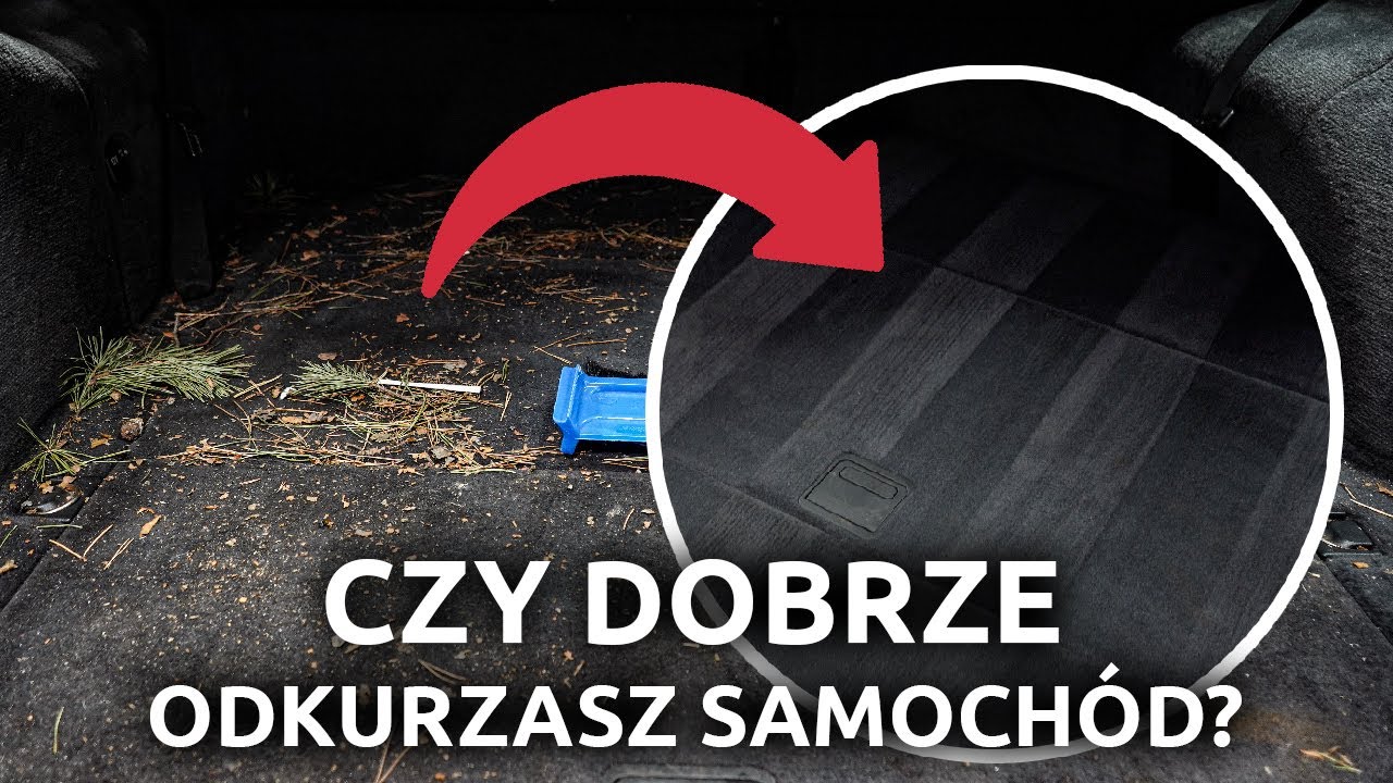 Odkurzanie auta | Czy robisz to poprawnie? | Tutorial