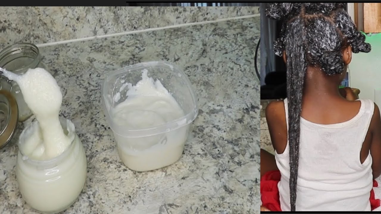 RICE WATER GARLIC PASTE HOW I MAKE MY PASTE FOR TODDLER KIDS NATURAL HAIR ANY HAIR TYPE/HAIR GROWTH