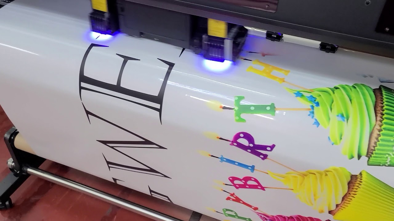 UCJV 300 MIMAKI, spot gloss texture
