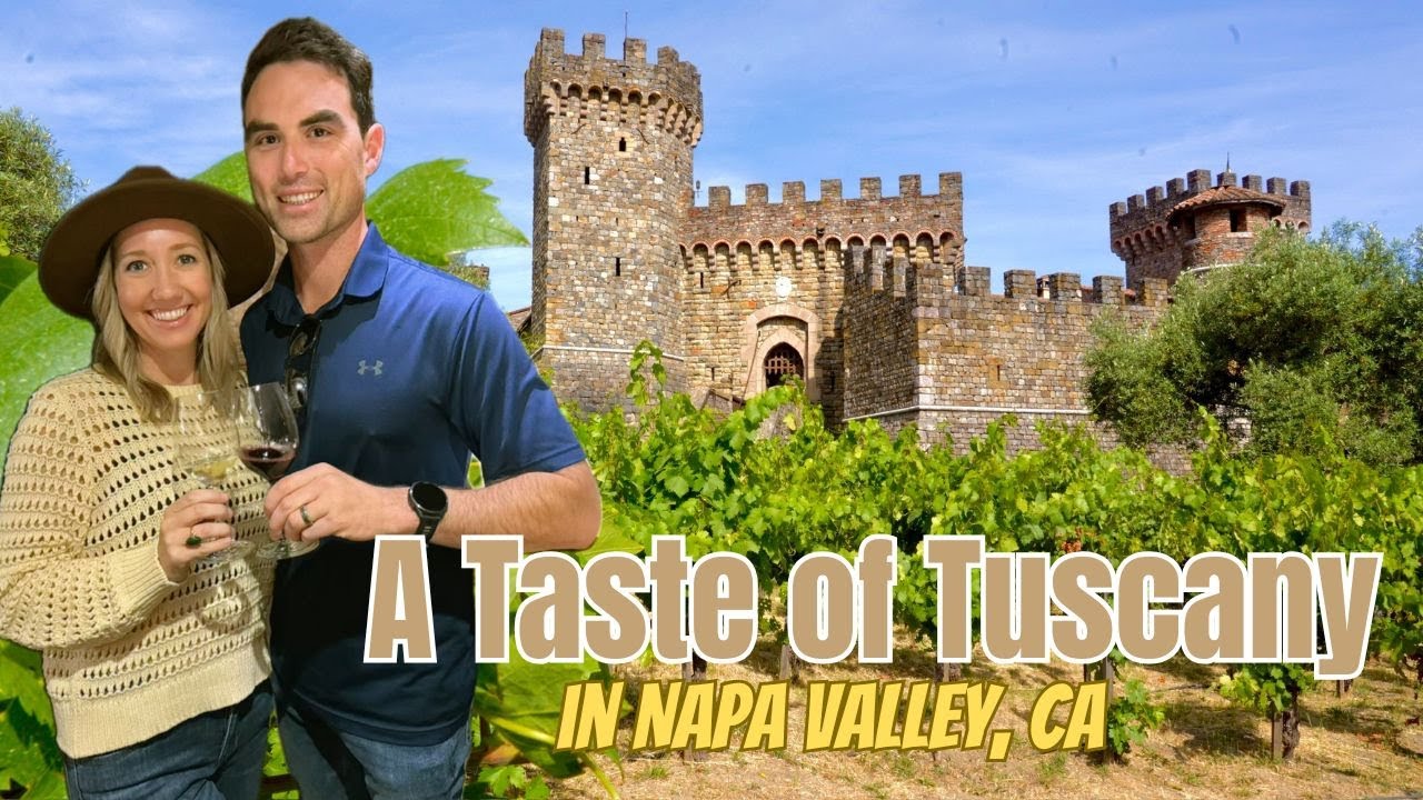 We visited a Tuscan style CASTLE in California | Castello di Amorosa (Napa Valley Winery)