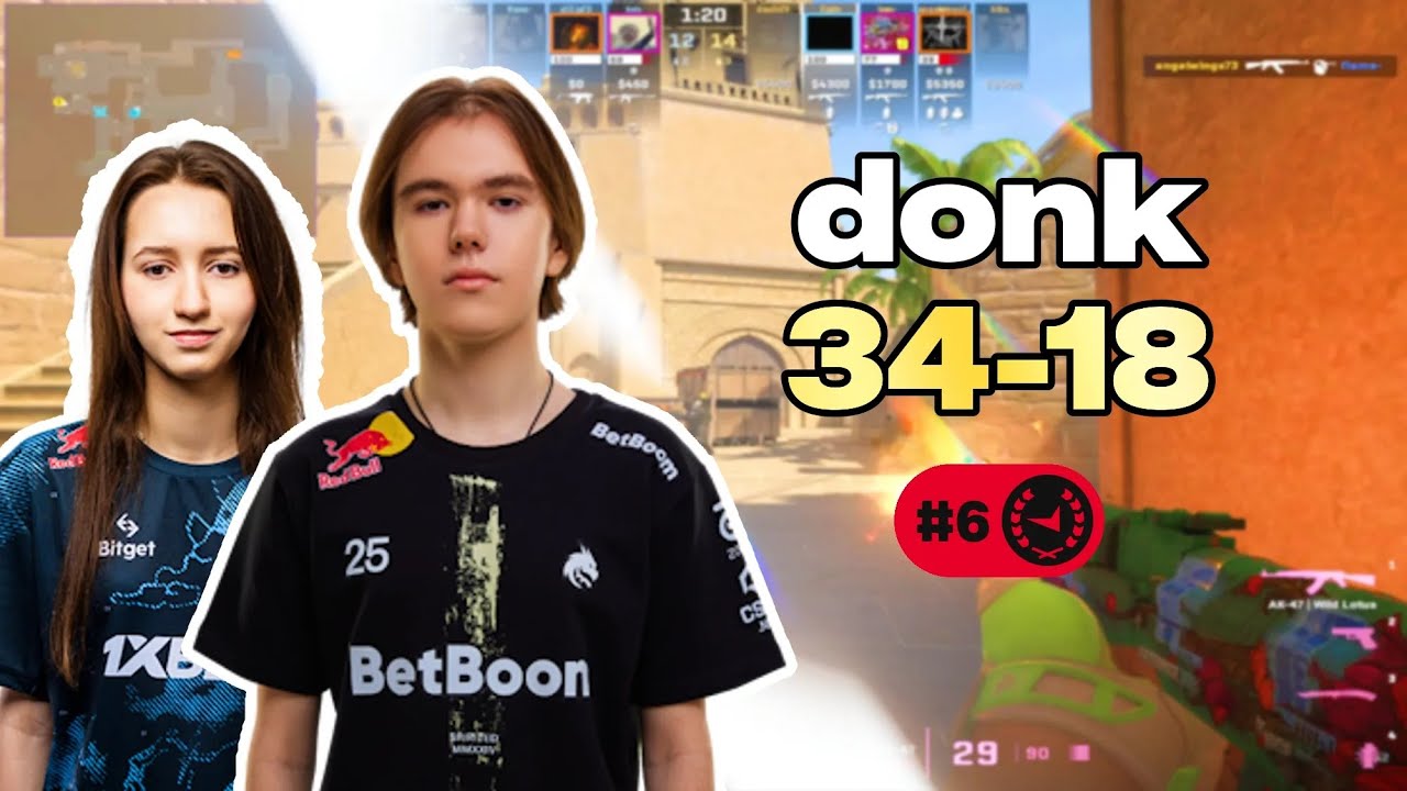 DONK 34-18 w/suns1de EU FACEIT POV (Mirage) | 4119 ELO