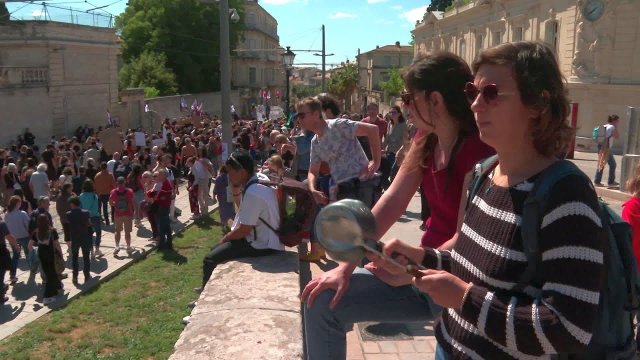 Montpellier : mobilisation pour la fête du travail et contre la réforme des retraites