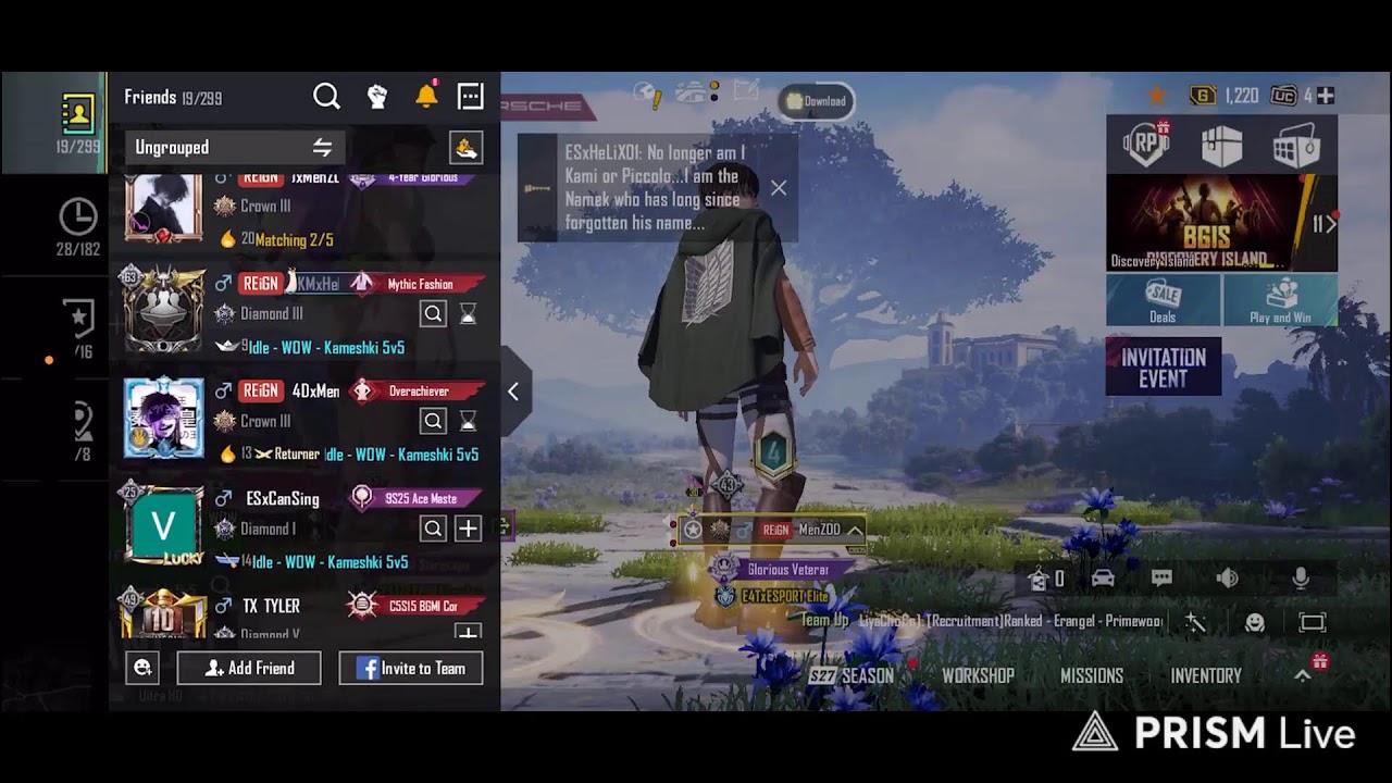 Live streaming of HeLIX