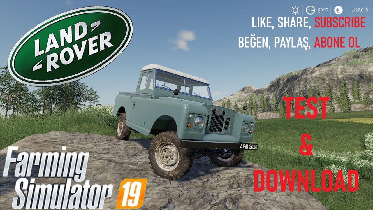 Farming Simulator 2019 Land Rover Defender Serie 3 Car Mod Test & Download