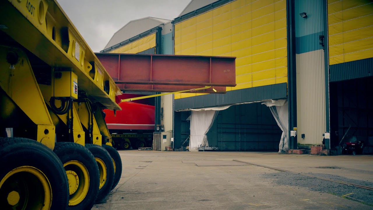 Steel cut for HMS Forth at BAE Systems, Govan, Glasgow 2015