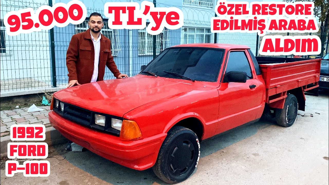 95.000TL’ye ÖZEL RESTORE EDİLMİŞ ARABA ALDIM (FORD P100)