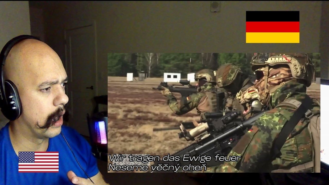 Unter den wehenden Schatten (Cz/De lyrics) | American Reacts To German