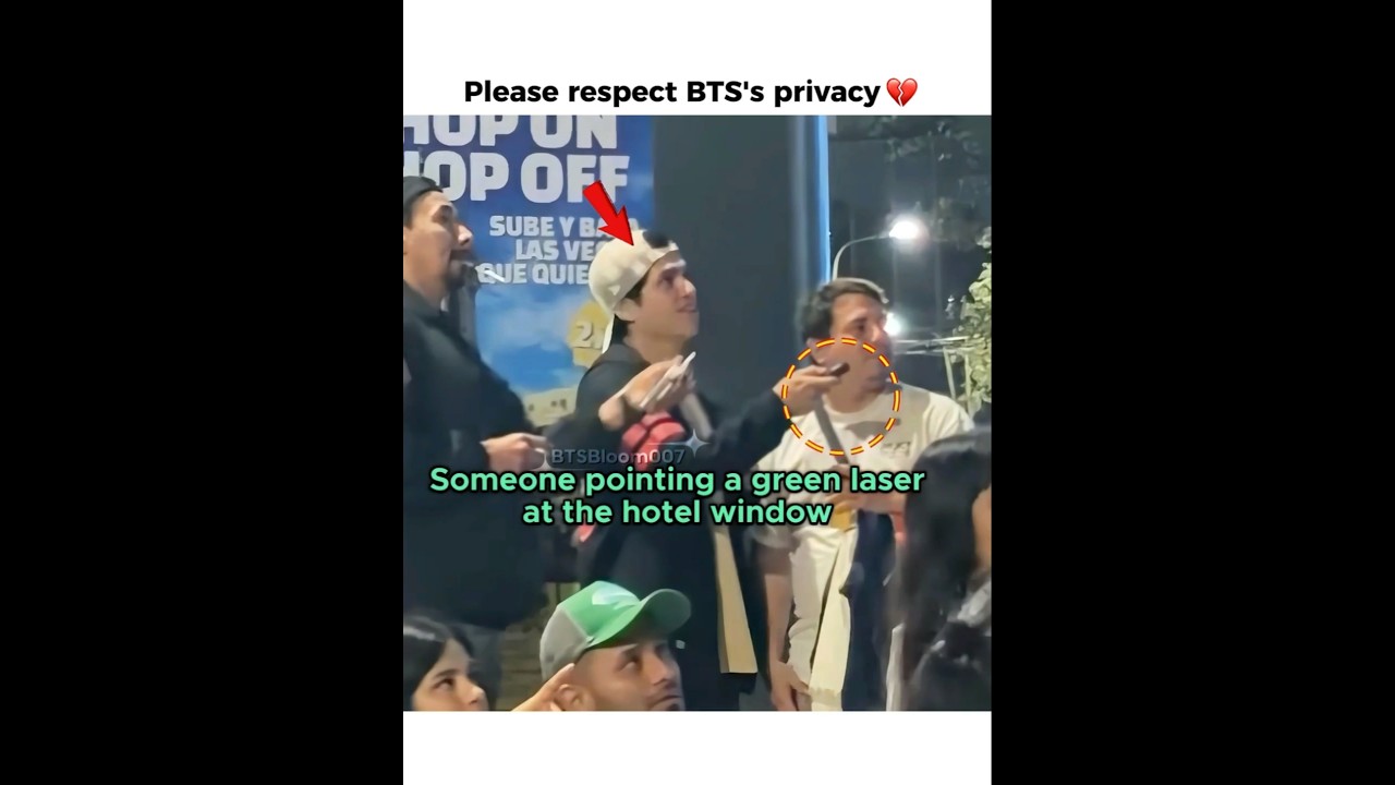 BTS Hotel Crowd in Peru | RM's Message to ARMY 💜