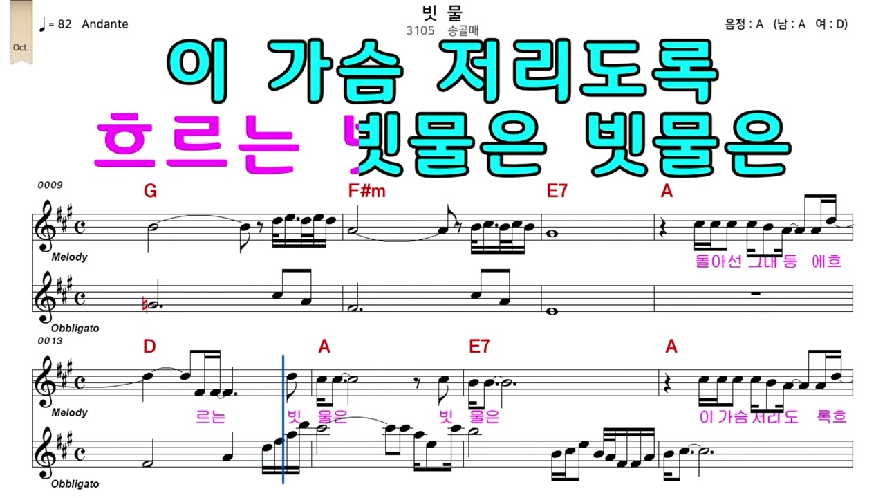 #빗물악보 #송골매
