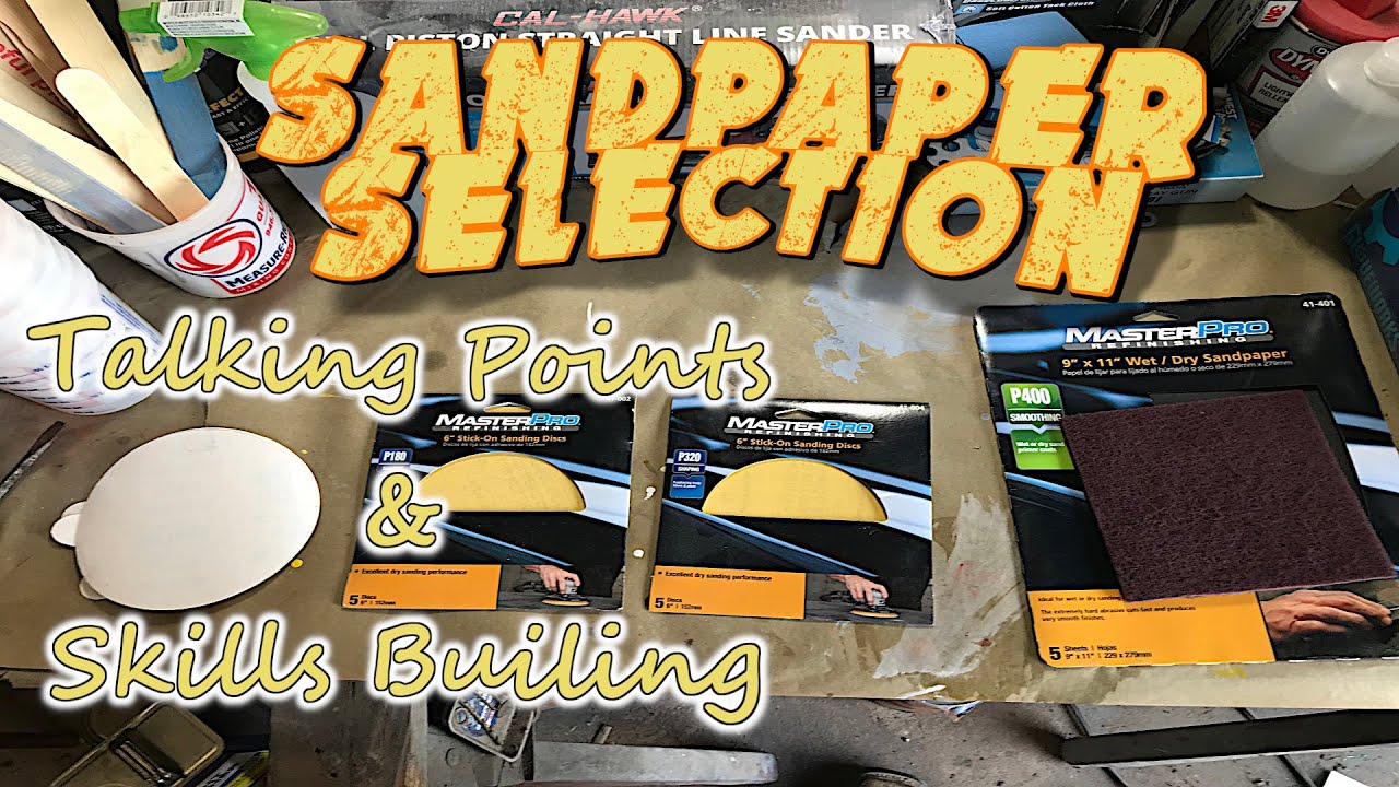 Talking Points | Sandpaper Selection | What do I need to buy? | Is there really a difference?
