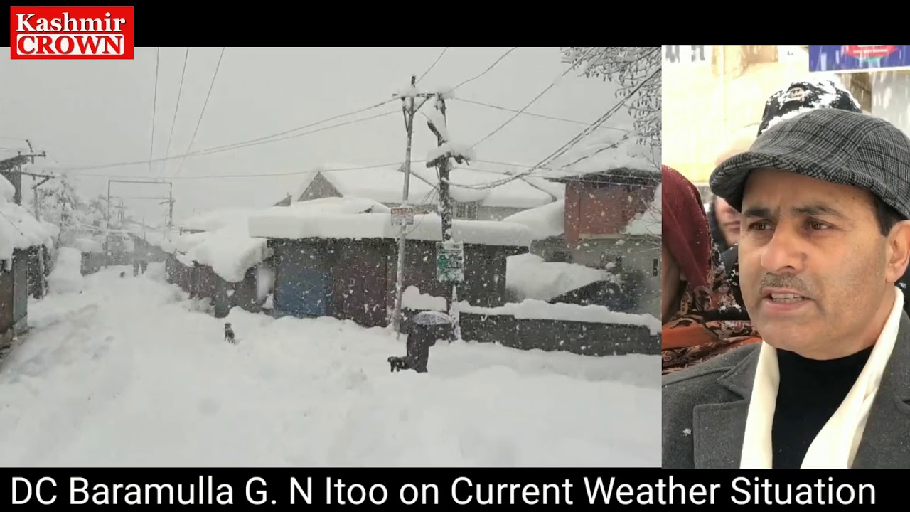 Heavy Snowfall In Kashmir | DC Baramulla Speaks to Kashmir Crown