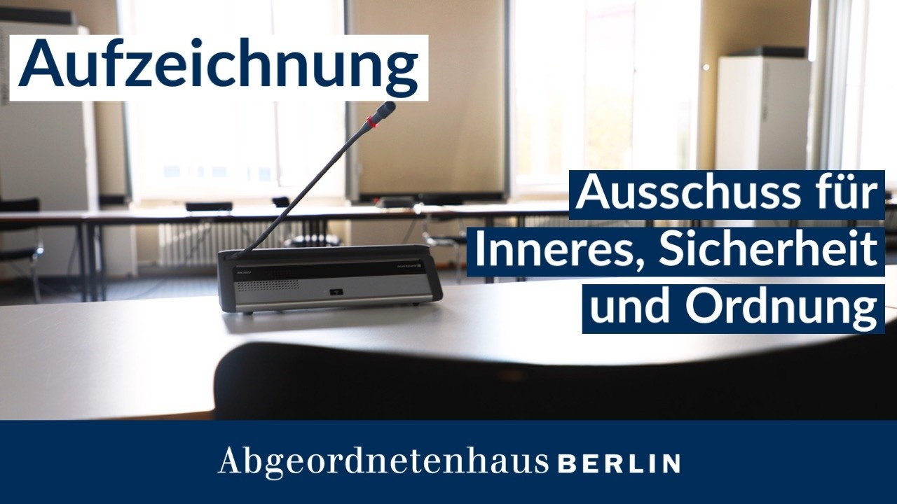 67. Sitzung des Ausschusses für Inneres, Sicherheit und Ordnung am 23.02.2026