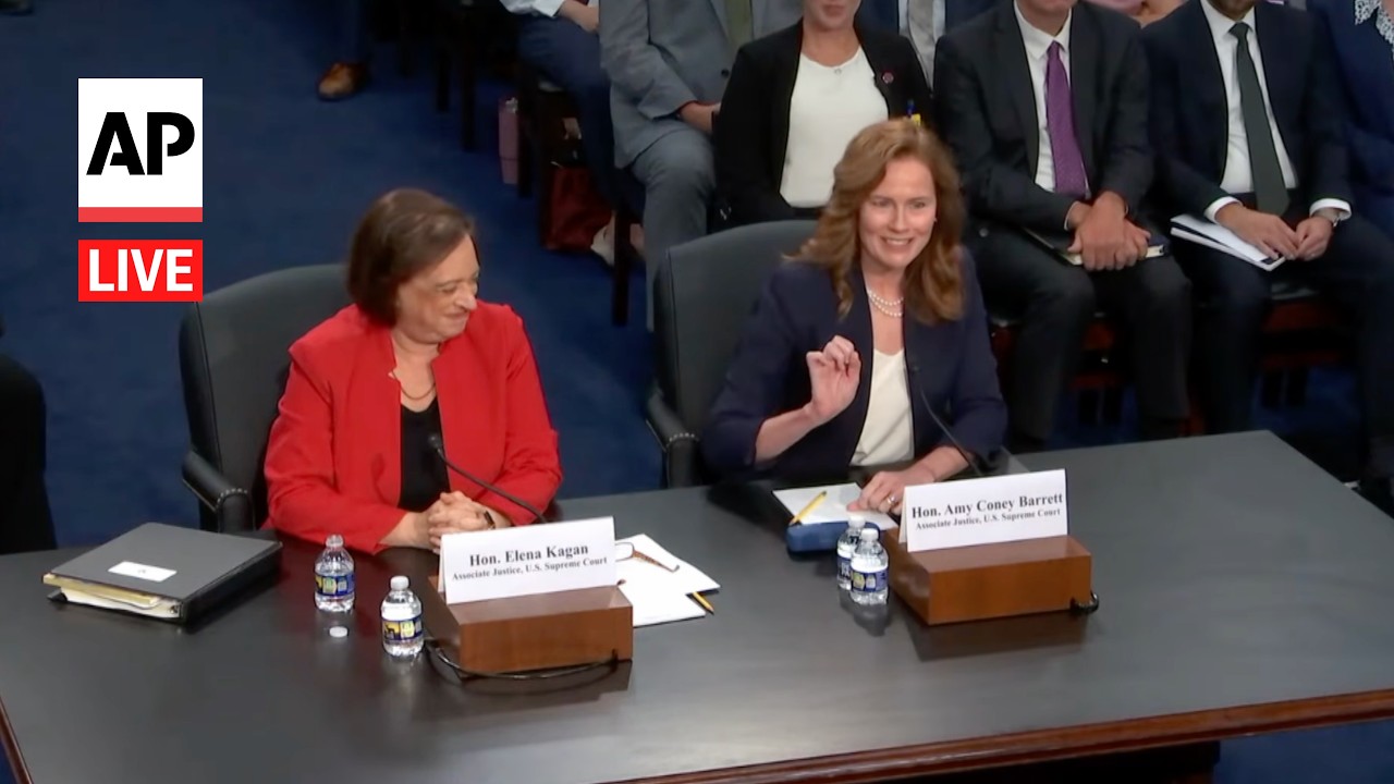 LIVE: Supreme Court Justices Barrett and Kagan testify at House hearing on security funding