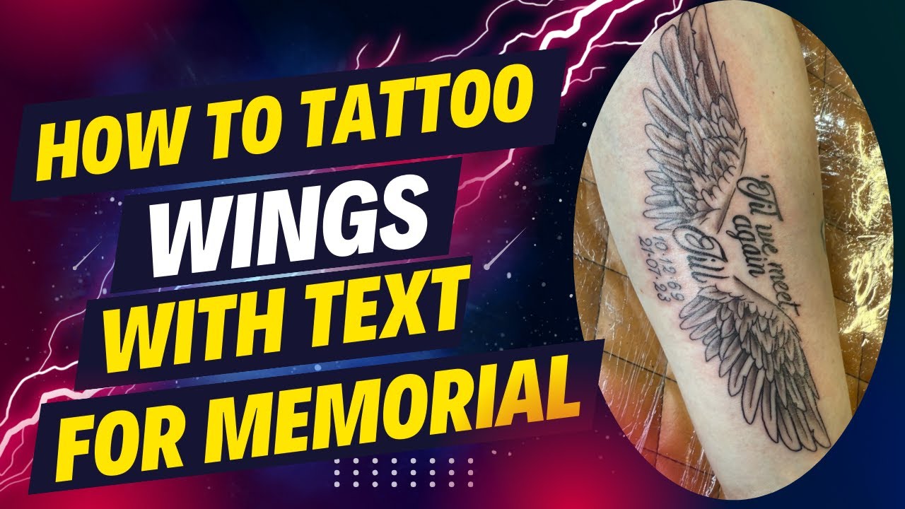 Pro artist shows how to tattoo a memorial piece