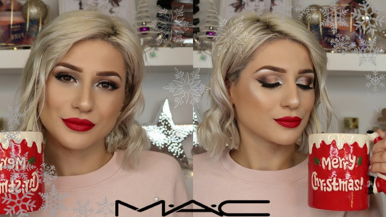 ONE BRAND: MAC COSMETICS | CHRISTMAS HOLIDAY GLAM MAKEUP || GIO DREVELI ||