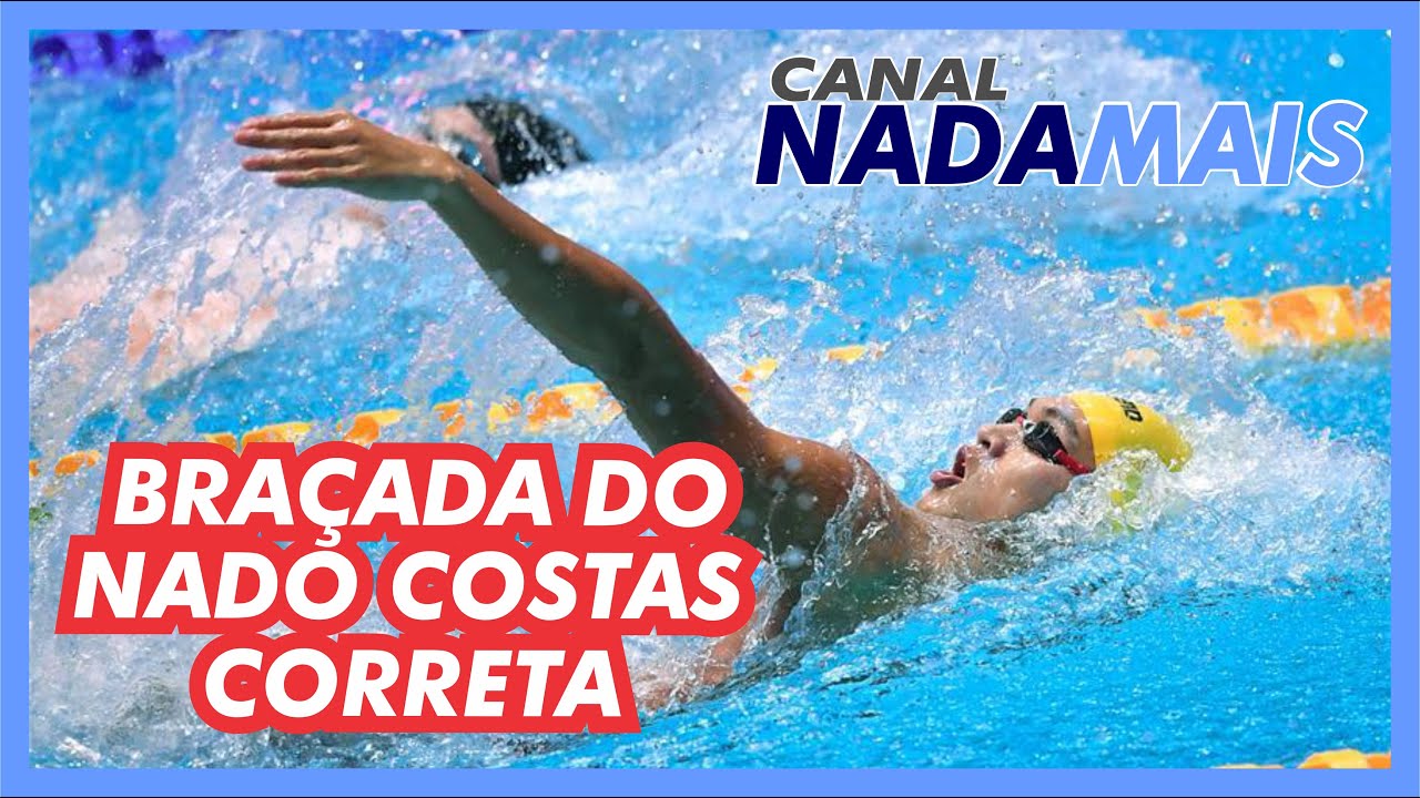 APRENDENDO A BRAÇADA DO NADO COSTAS | CANAL NADA MAIS