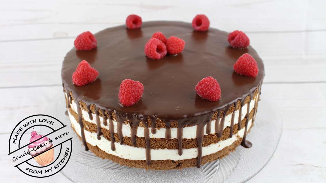 Schoko-Himbeer-Torte mit Joghurtsahne I Himbeertorte I Schokotorte