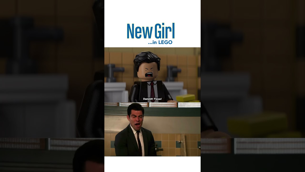 Lego New Girl - Sponge (Comparison) #newgirl #lego #animation #funny #parody #comedy
