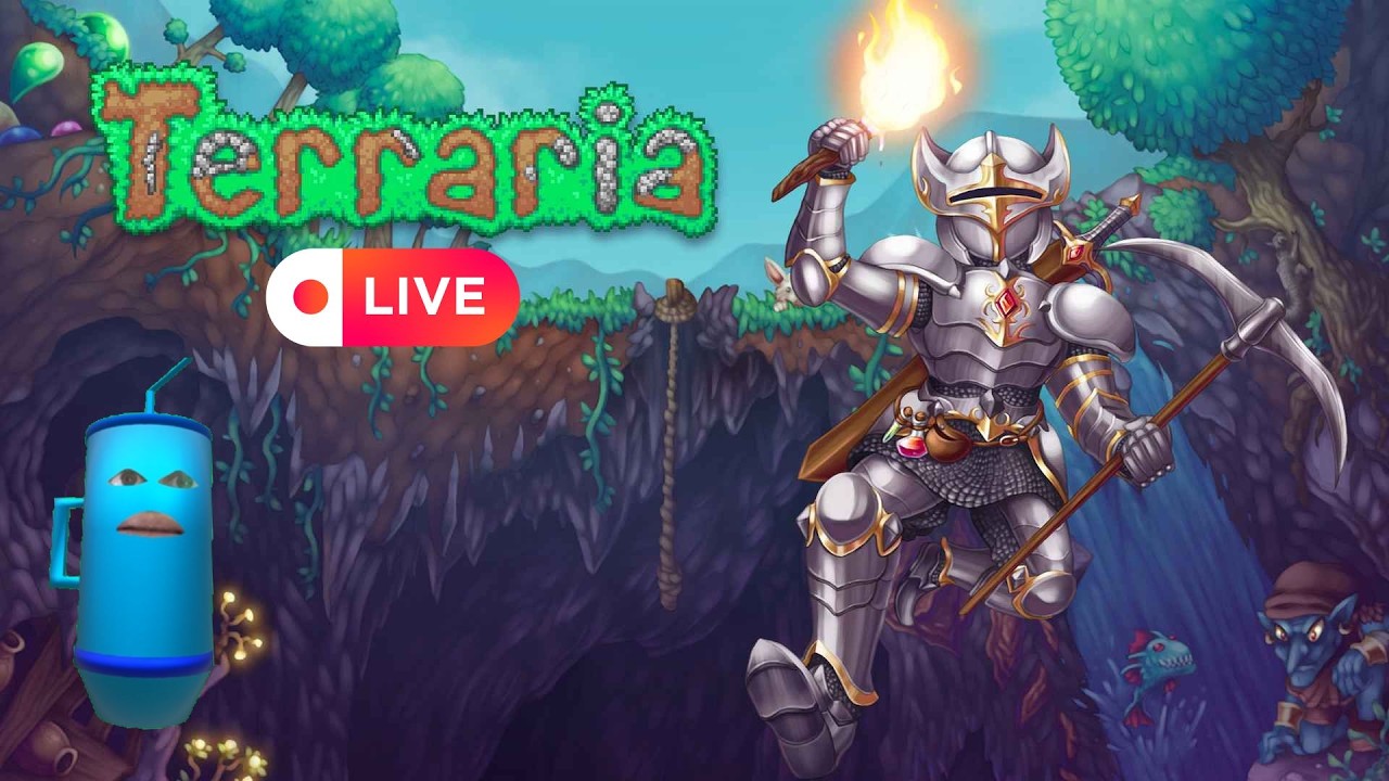 🔴LIVE | FIRST TERRARIA BLIND PLAYTHROUGH!!
