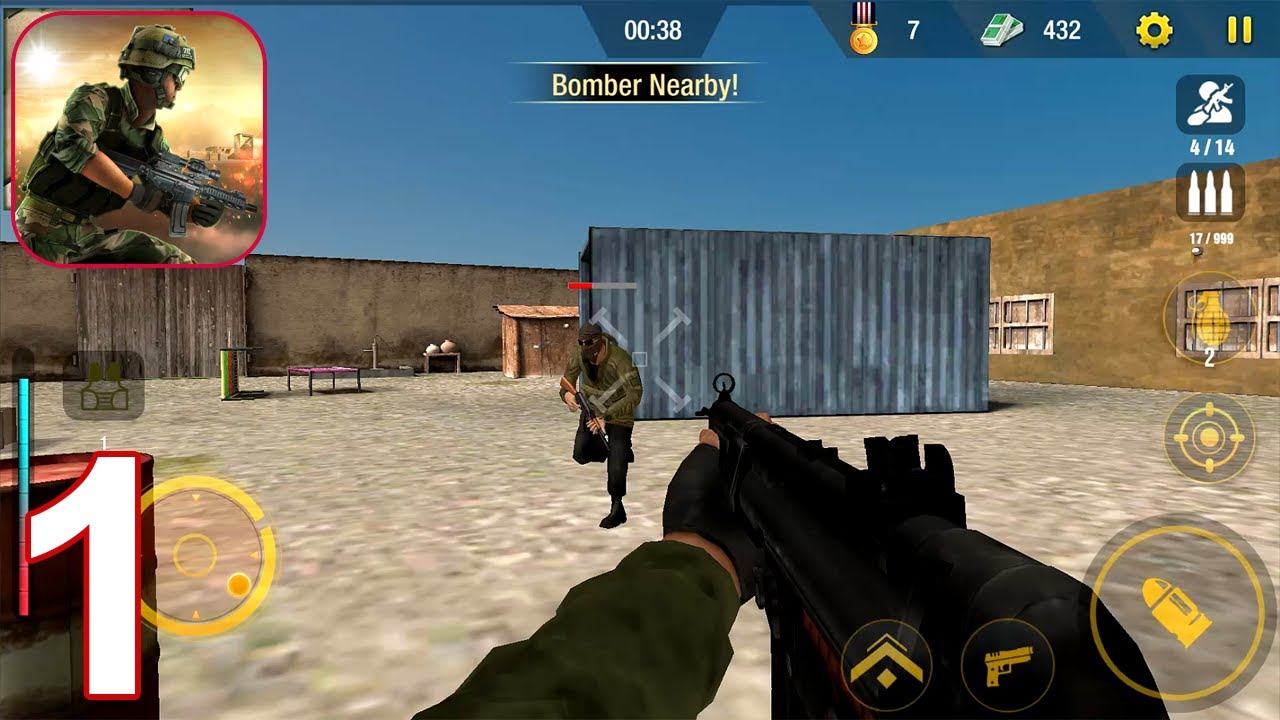 FPS Commando Shooting Gun Game (By Rockville Games) Android Gameplay - Part 1