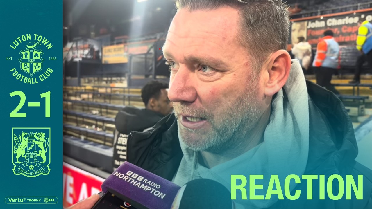 Kevin Nolan reflects on the Vertu Trophy semi final loss at Luton Town