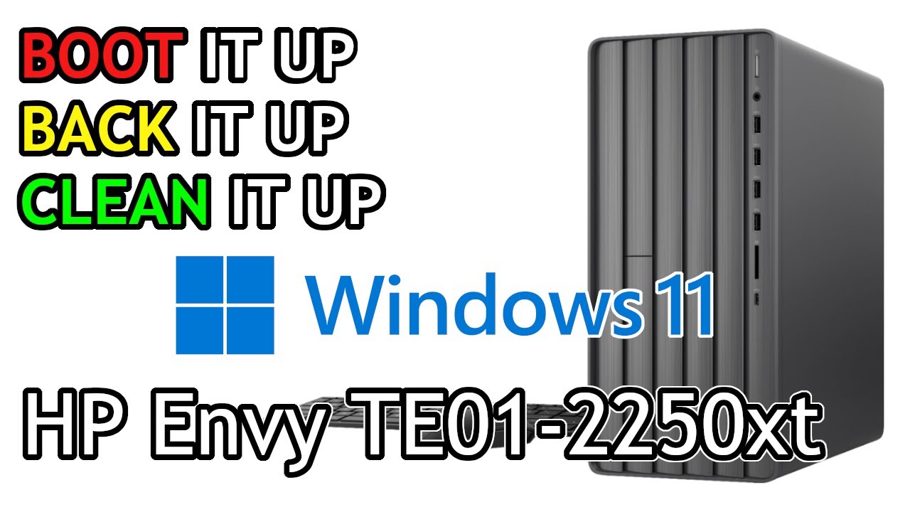 HP Envy Desktop: First Boot and First Look at Windows 11!