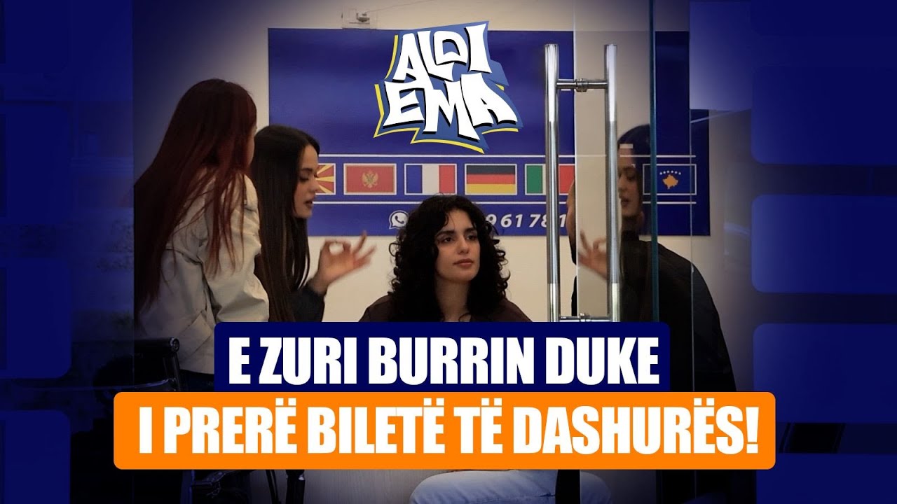 E zuri burrin duke i prer&euml; bilet&euml; t&euml; dashur&euml;s!  ALDI EMA EP.17