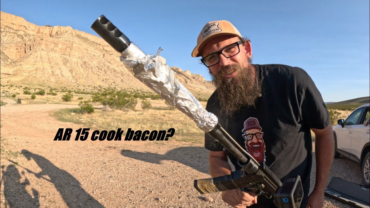 Cooking bacon with AR15? (will it work)