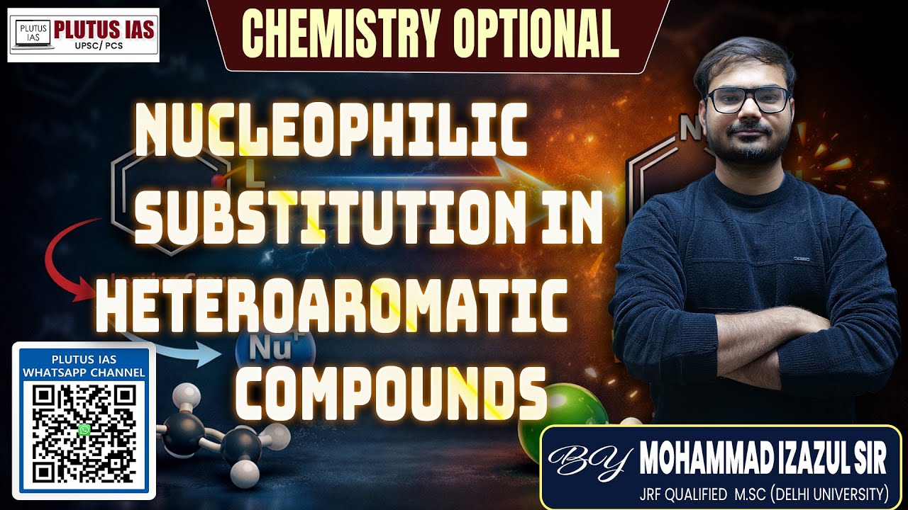 Nucleophilic Substitution in Heteroaromatic Compounds | Organic Chemistry by Mohammad Izazul Sir
