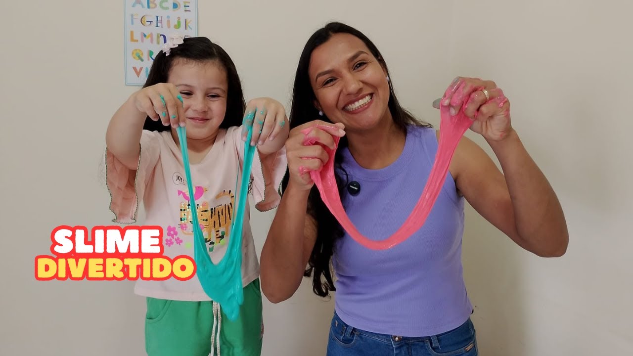 SLIME CASEIRA: OLIVIA E MAMÃE TE ENSINAM!