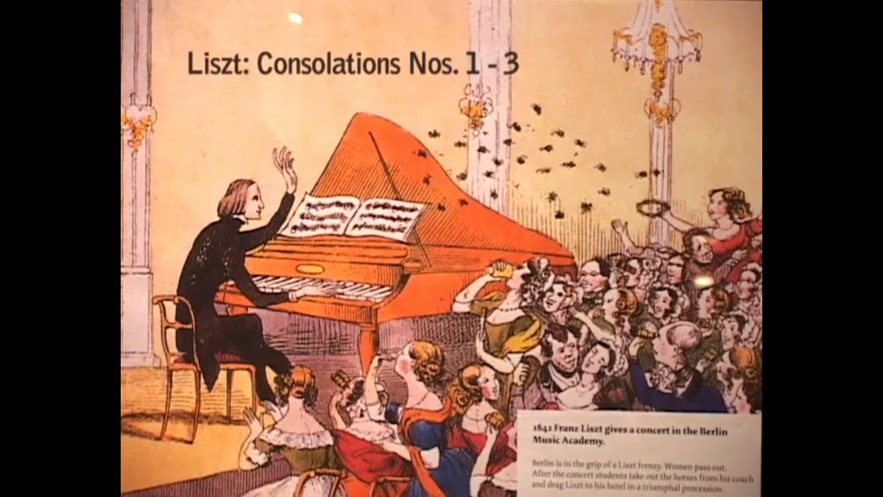 Liszt Consolation no. 2, S.172, filmed on Liszt's 1862 Bechstein Piano