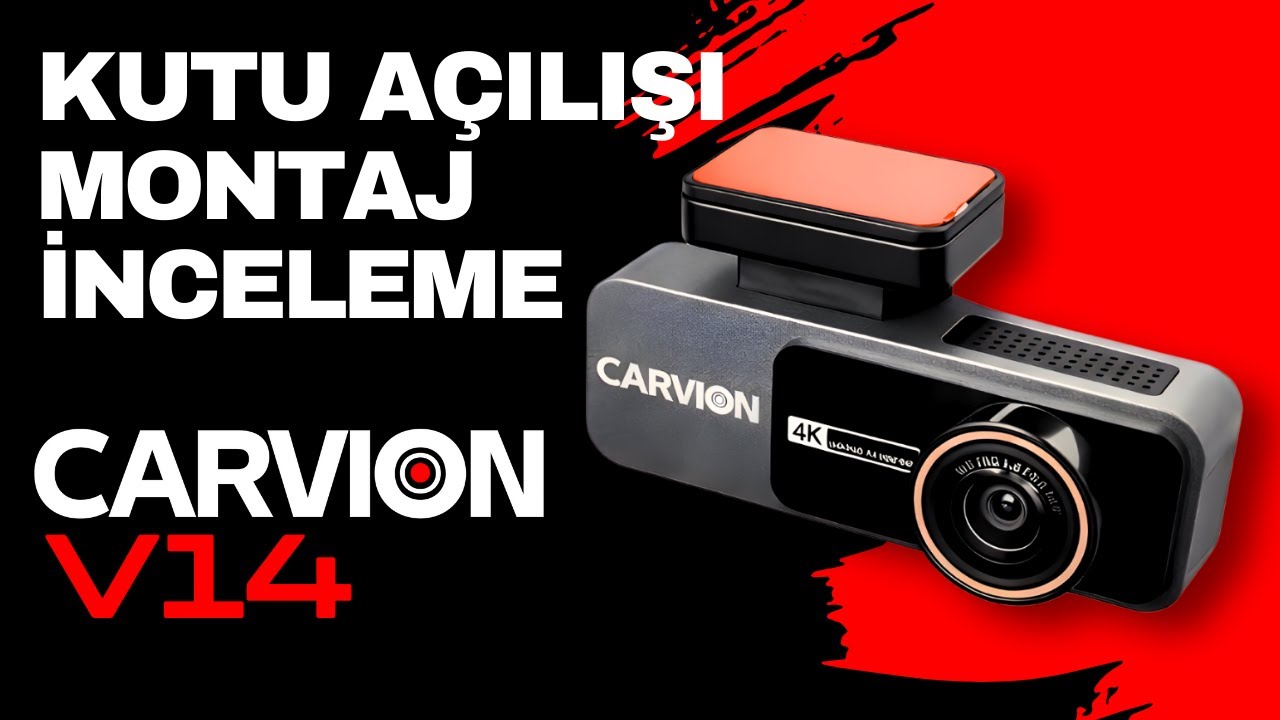 Carvion V14 Araç Kayıt Kamerası | Kutu Açılışı - İnceleme - Montaj
