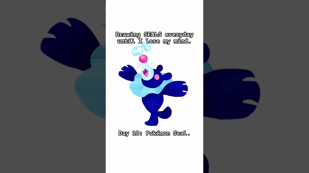 I'm Popplio and Chikorita's biggest defender #seal #popplio #pokemon #art