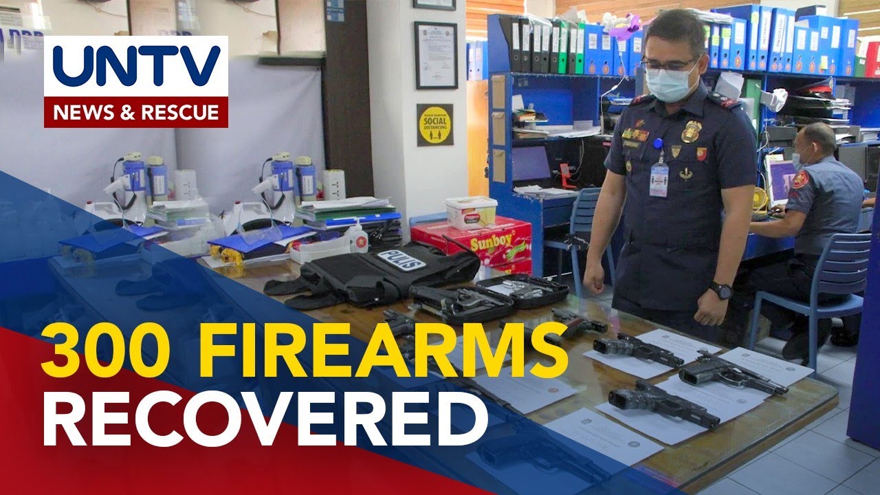NCRPO recovers over 300 gov't issued firearms from erring cops