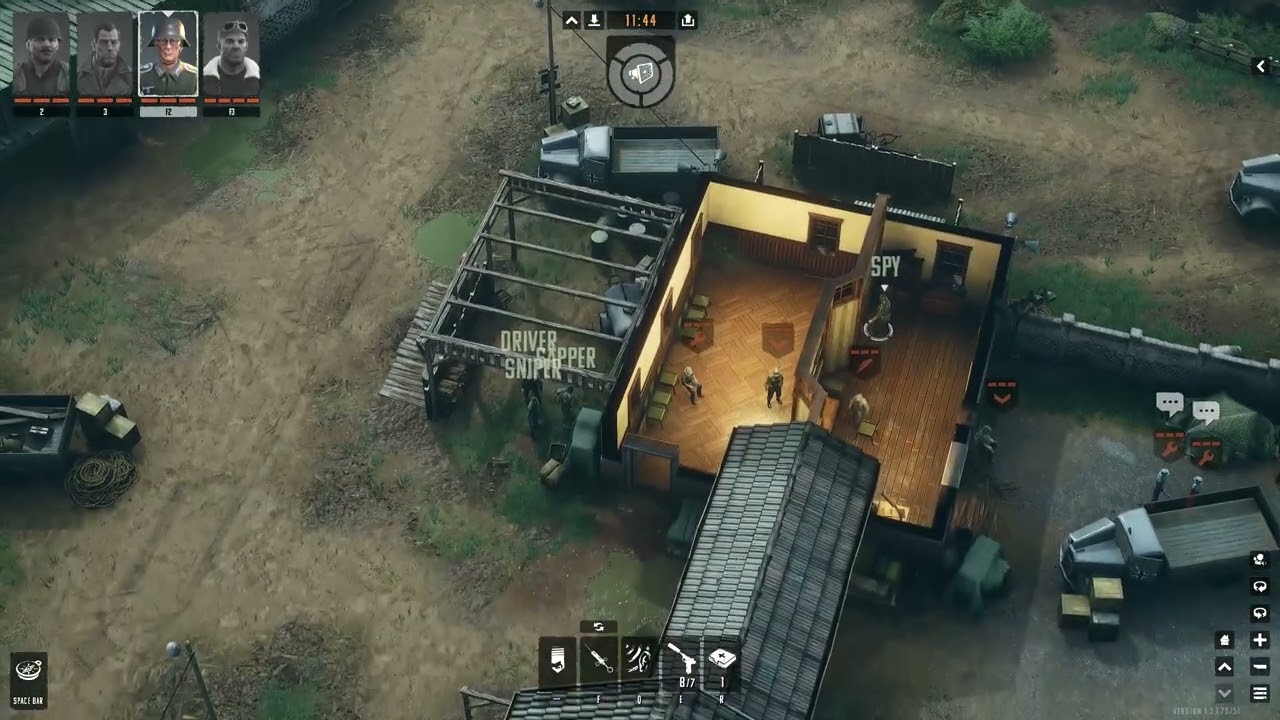 Commandos Origins Mission 13: The fastest way to complete a veteran mission without 