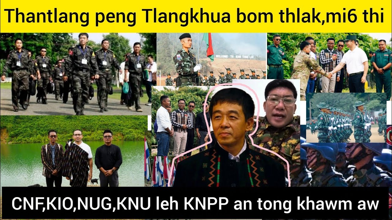 Feb 10 Zan: Thantlang peng Tlangkhua bom thlak mi6 thi,MDF leh ULA/AA hruaitu Major General an tong