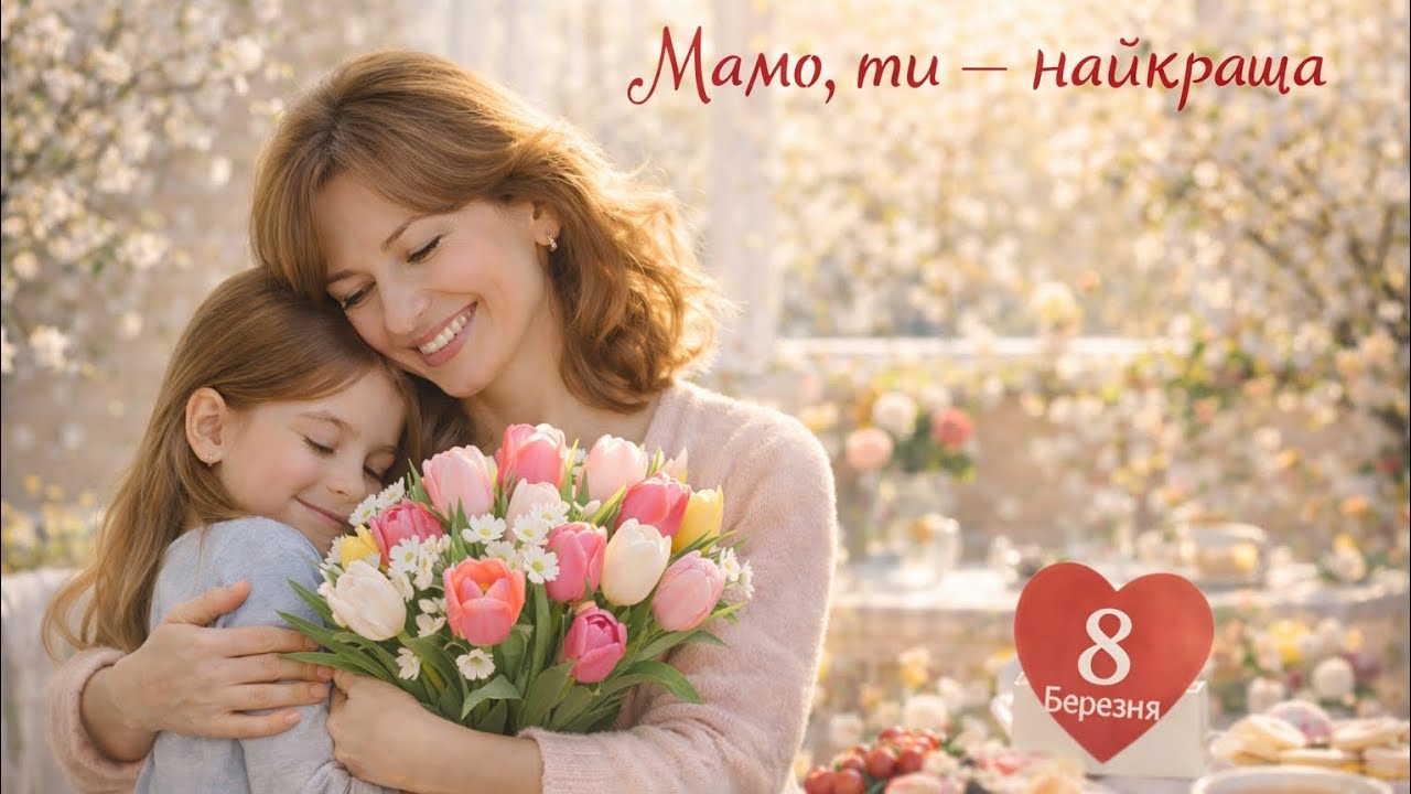 Зі святом 8 Березня, мамо! 🫶 Ти - найкраща! | Пісня привітання