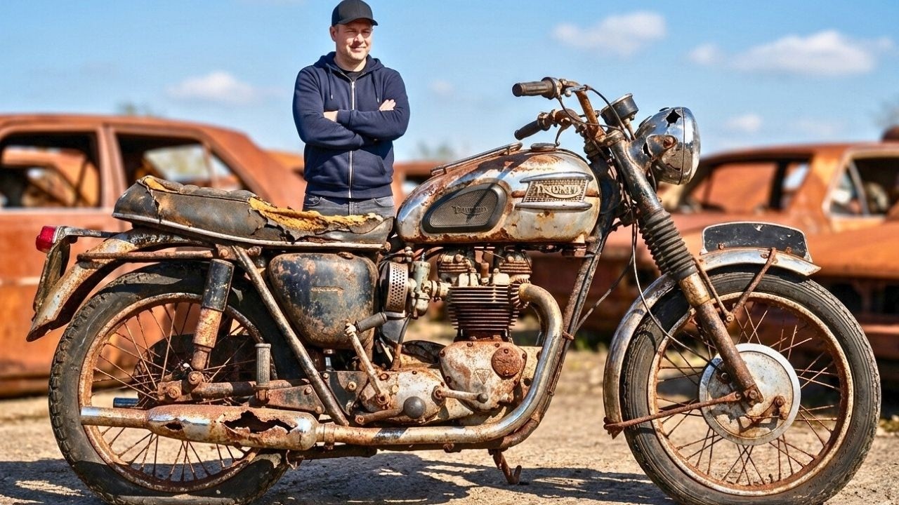 ASMR Triumph Restoration | 1965 Bonneville T120 Complete Rebuild from Rust to Glory