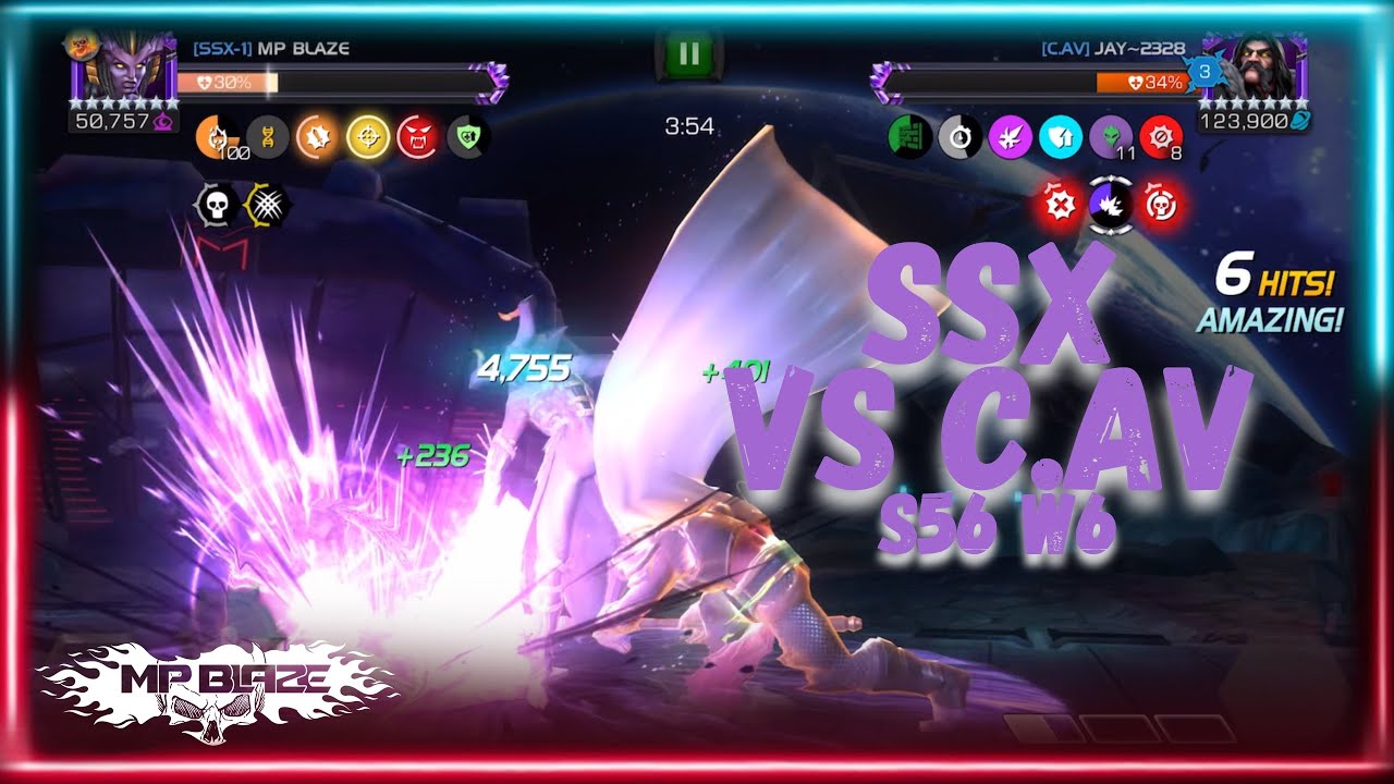 War 6 vs C.Av
