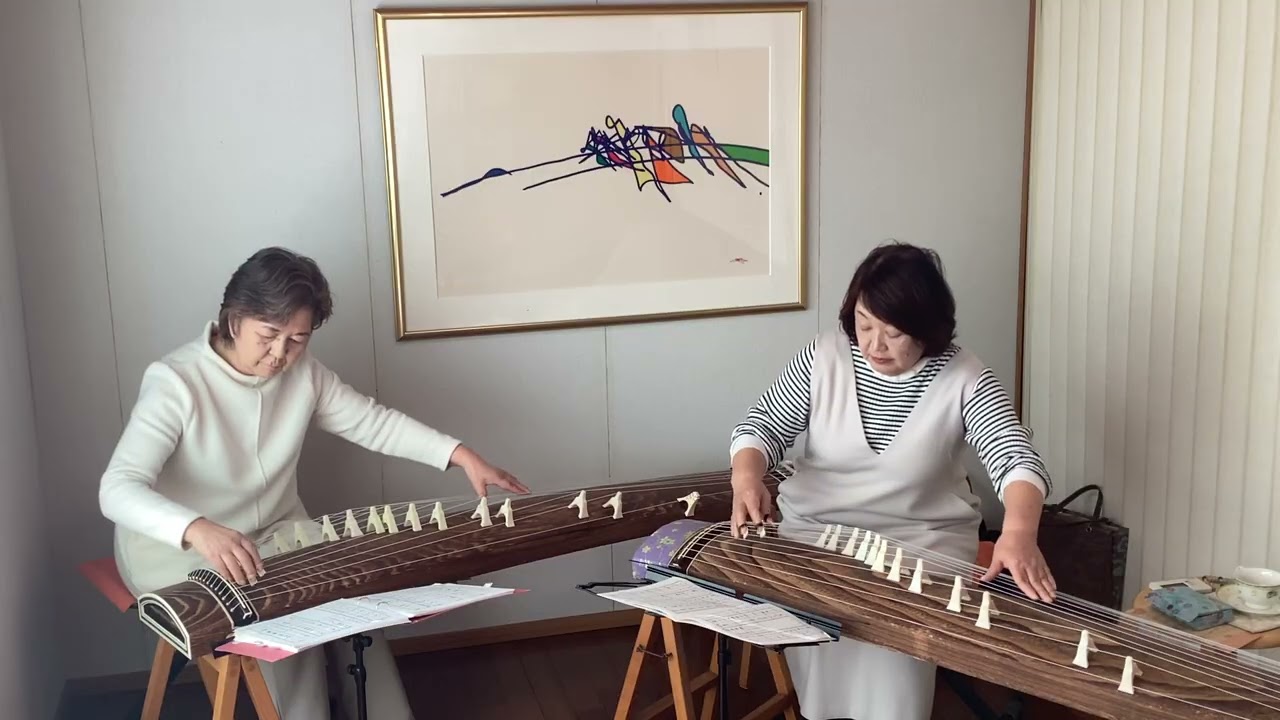 箏二重奏「あじさい」Japanese KOTO duo「Ajisai」Koto-studio仁