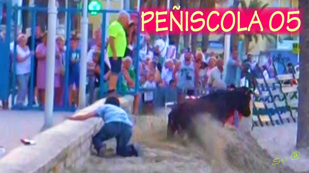 ✅2023 PEÑISCOLA 05 DIVERTIDO  Vaquillas a la Playa
