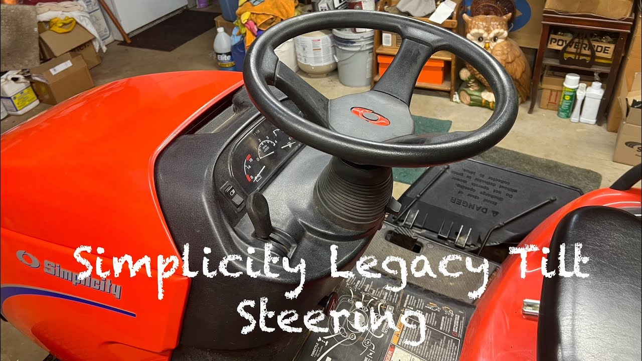 How To Repair Simplicity Legacy Tilt Steering